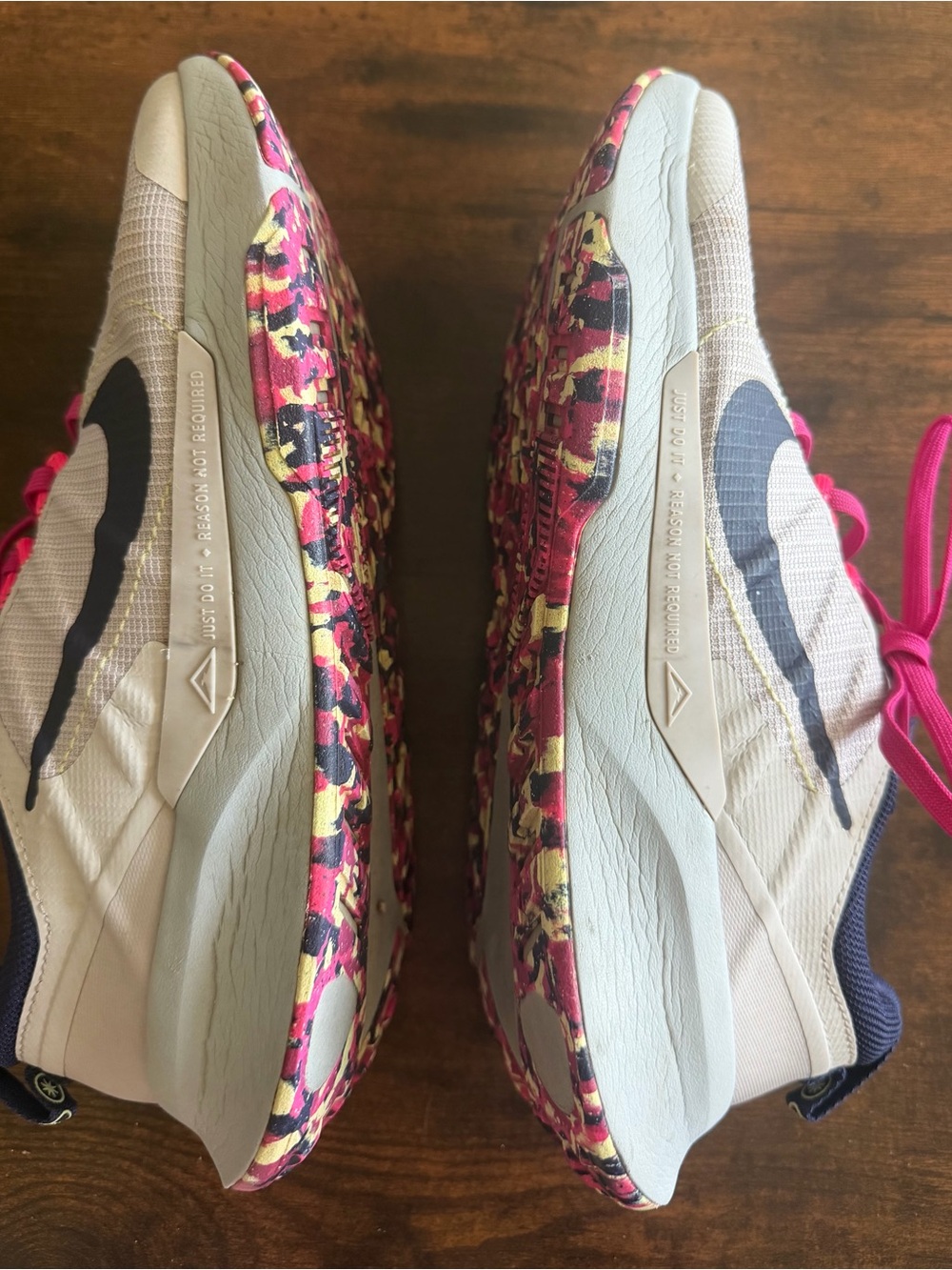 Nike Juniper Trail 2 Women’s Trail Running Hiking Shoes Pink Navy Size 8 - Picture 4 of 7